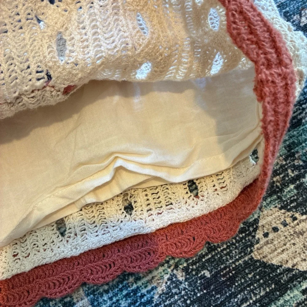 Sea New York X Zara crochet floral tank top kids size 11/12 - Picture 3 of 5